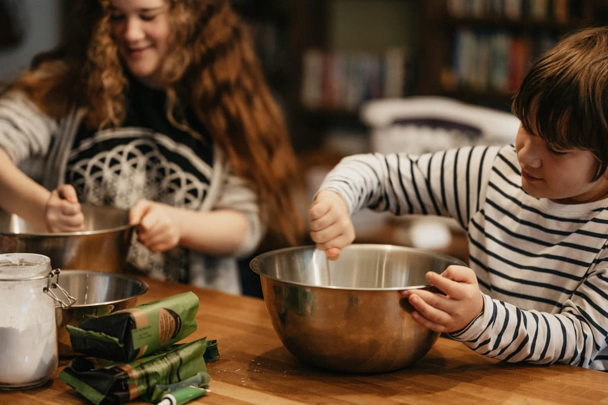 Modern cooking learning setup